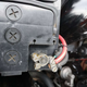 The red cable was broken under the clamp